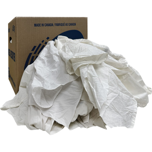Wiper Rags Box, White, 10 lbs. PB Rental Co. Ltd.