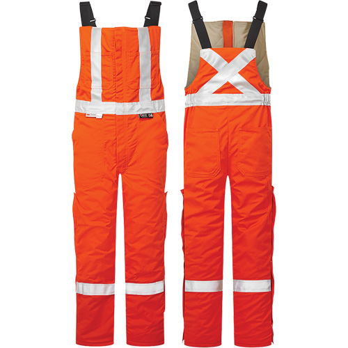 UltraSoft&reg; 9 oz. High-Visibility Insulated Bib Pants, 2X-Large (Tall), Orange PB Rental Co. Ltd.