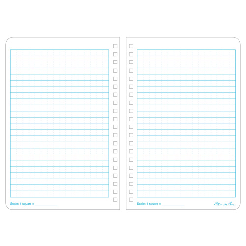 Carnet de notes de poche &agrave; spirale lat&eacute;rale, Couverture souple, Jaune, 64 Pages, 4-5/8" , 7"  PB Rental Co. Ltd.