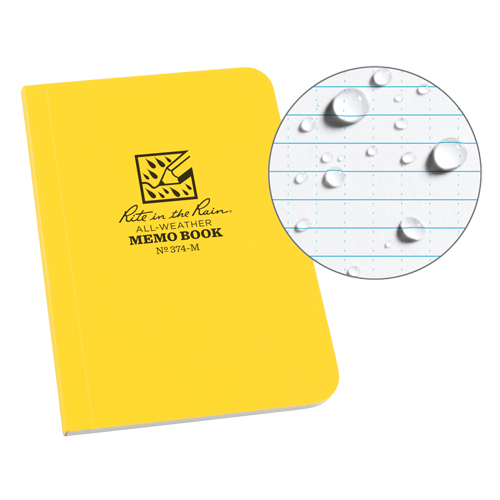 Memo Book, Soft Cover, Yellow, 112 Pages, 3-1/2" W x 5" L PB Rental Co. Ltd.