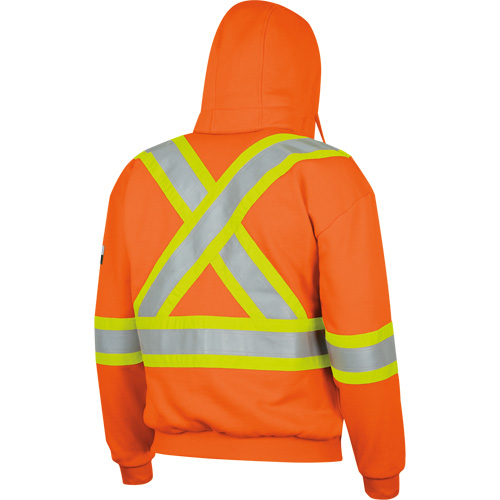 338SF Flame-Resistant Zip Style Hoodie, Men's, X-Large, High Visibility Orange, 22 cal/cm² PB Rental Co. Ltd.