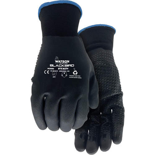 Gants enduits Stealth Blackbird, T-Grand, R&ecirc;vetement Nitrile micromousse, Calibre 15, Enveloppe en Polyester PB Rental Co. Ltd.