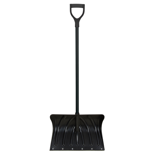 Poly Snow Shovel with Steel Wear Strip, Polypropylene Blade, 19-3/4" Wide, D-Grip Handle, Wearstrip Included PB Rental Co. Ltd.