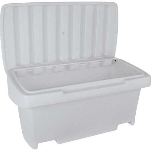Contenant de rangement robuste pour l'ext&eacute;rieure pour sel et sable, 24" x 48" x 24", 10 pi³, Gris PB Rental Co. Ltd.