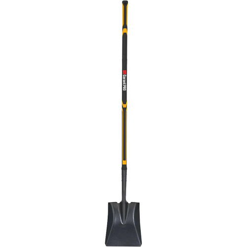 Pelle carr&eacute;e Pro, Fibre de verre, Lame Acier durci, Manche en Droit, Longueur 48" PB Rental Co. Ltd.