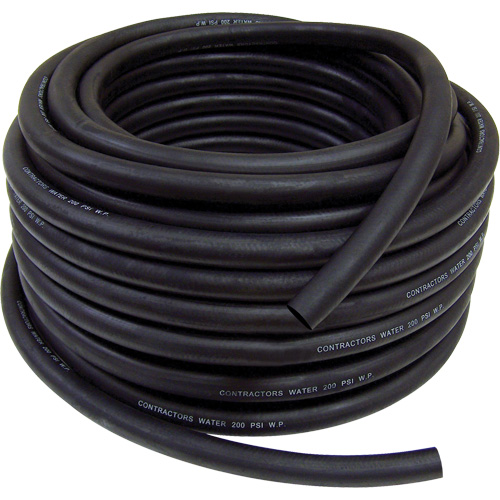 Boyau de jardin d'&eacute;vacuation de l'eau pour entrepreneur, Caoutchouc, 3/4" dia x 50' PB Rental Co. Ltd.