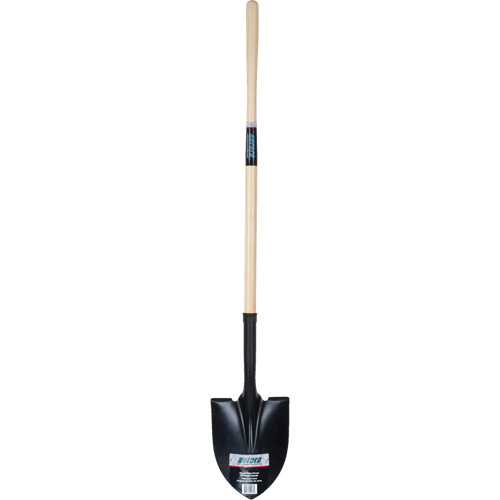 Round Point Shovel, Tempered Steel Blade, Hardwood, Straight Handle PB Rental Co. Ltd.