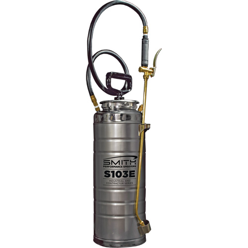 Vaporisateur de b&eacute;ton &agrave; compression s&eacute;rie industriel & entrepreneur, 3,5 gal. (16 L), Acier inoxydable, Lance de 24" PB Rental Co. Ltd.