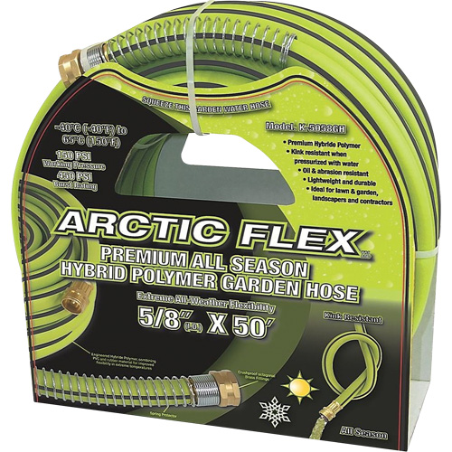 Premium Hybrid Polymer Garden Hose, PVC/Rubber, 5/8" dia. x 50' PB Rental Co. Ltd.