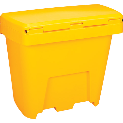 Salt & Sand Storage Bins, With Hasp, 21" x 27" x 26", 4.24 cu. ft., Yellow PB Rental Co. Ltd.