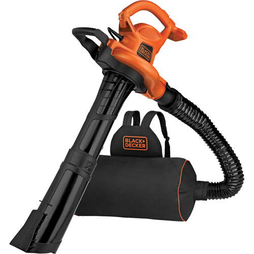 Souffleur/aspirateur/broyeur de feuilles 3-en-1 VacPack, Vitesse d'air 250 mi/h, &eacute;lectrique PB Rental Co. Ltd.