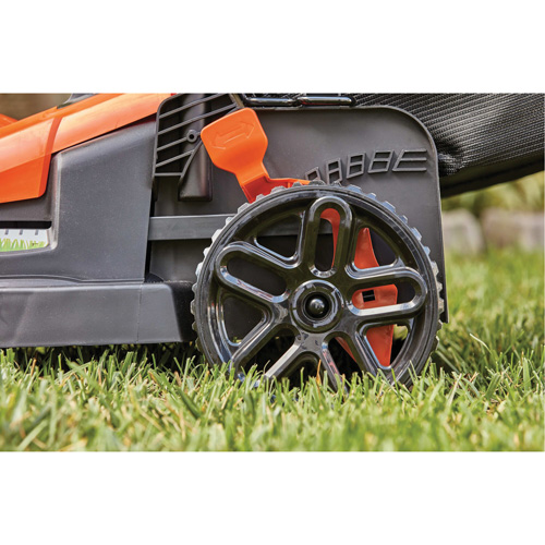 Tondeuse &agrave; gazon avec poign&eacute;e confortable, Pouss&eacute;e, &eacute;lectrique, Largeur de coupe 17" PB Rental Co. Ltd.