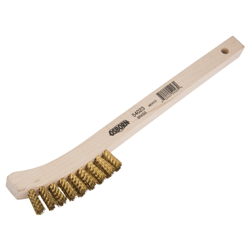 Small Cleaning Scratch Brushes, Brass, 2 x 9 Wire Rows, 8-5/8" Long PB Rental Co. Ltd.