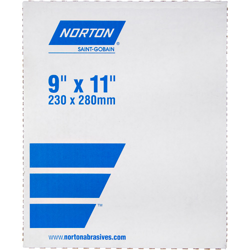 Papier abrasif en feuilles de papier - A511, 9" x 11", Grain 100, Grenat PB Rental Co. Ltd.