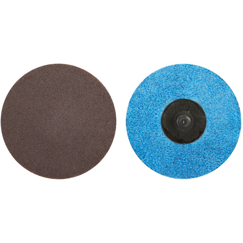 Disque de toile &agrave; changement rapide, 3" dia., Grain 100, Oxyde d'aluminium PB Rental Co. Ltd.