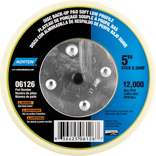 Back Up Pads For PSA & Hook And Loop Paper Discs PB Rental Co. Ltd.