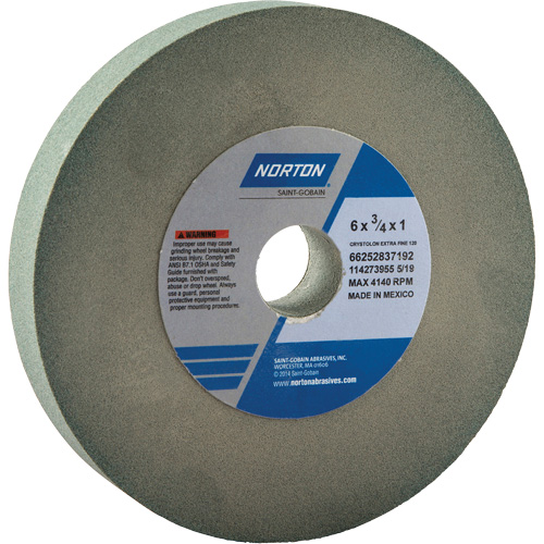 Bench Grinding Wheels - Gemini, 6" x 3/4", 1" Arbor PB Rental Co. Ltd.