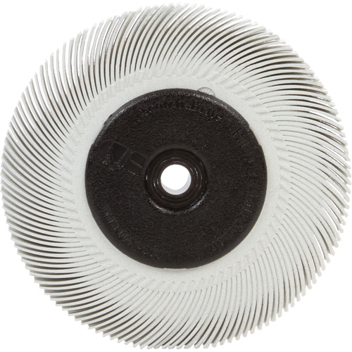 Brosse radiale en soies Scotch-Brite, C&eacute;ramique, Grain 120, 6" dia. PB Rental Co. Ltd.