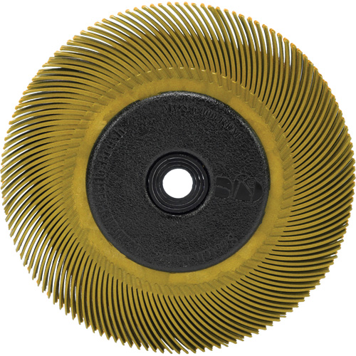 Brosse radiale en soies Scotch-Brite, C&eacute;ramique, Grain 80, 6" dia. PB Rental Co. Ltd.