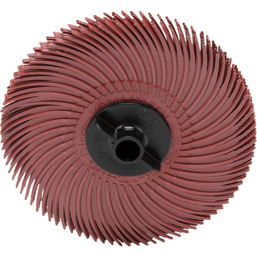 Meule en soie radiale Scotch-Brite, Oxyde d'aluminium, Grain 220, 3" dia. PB Rental Co. Ltd.