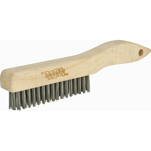 Brosses &agrave; gratter industrielles &agrave; manche en patin, Acier au carbone, 3 x 16 rangs de fils, Longueur 10-1/2" PB Rental Co. Ltd.