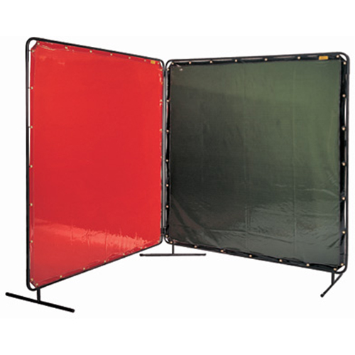 Welding Screen and Frame, Yellow, 6' x 6' PB Rental Co. Ltd.