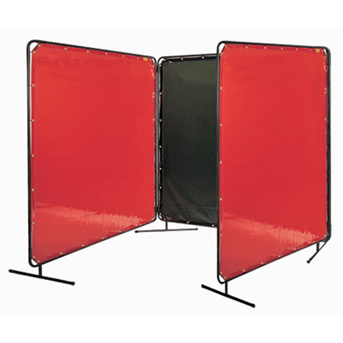 Welding Screen and Frame, Yellow, 6' x 6' PB Rental Co. Ltd.