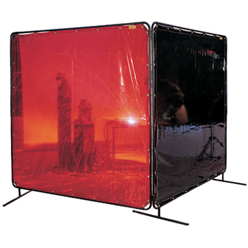 Welding Screen and Frame, Yellow, 6' x 6' PB Rental Co. Ltd.