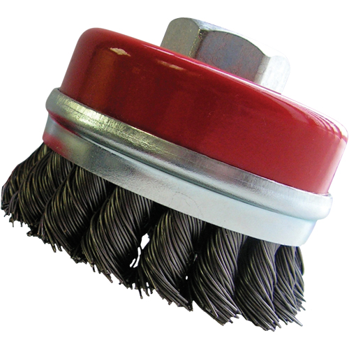 Bridled Cup Brushes, 3" Dia. x 5/8"-11 Arbor PB Rental Co. Ltd.