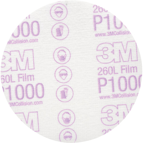 Hookit Finishing Film Disc, 5" Dia., P1000 Grit, Aluminum Oxide PB Rental Co. Ltd.