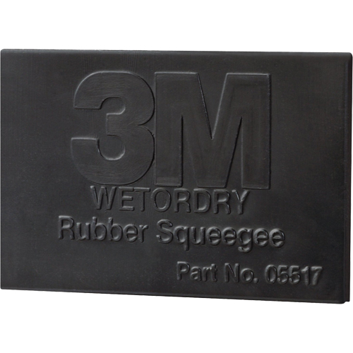 Raclette en caoutchouc Wetordry, 3", Caoutchouc PB Rental Co. Ltd.