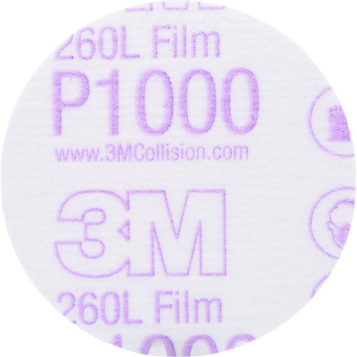 Gold Hookit Disc, 3" Dia., P1000 Grit, Aluminum Oxide, C-Weight PB Rental Co. Ltd.