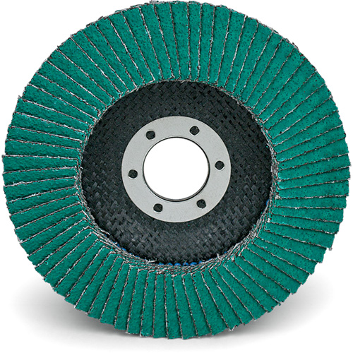 Flap Wheels - 577F Flap Discs, 4-1/2" x 7/8", Type 29, 40 Grit, Zirconium PB Rental Co. Ltd.
