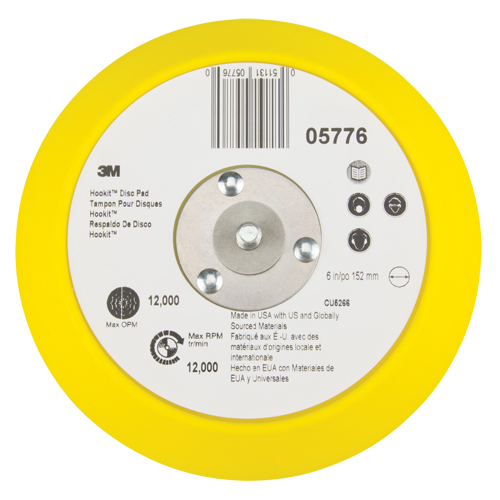 Hookit Disc Pad, 6" Dia. PB Rental Co. Ltd.