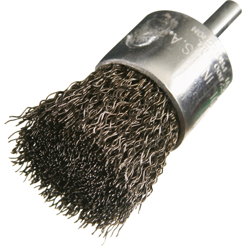 Brosses mont&eacute;es &agrave; fils cr&ecirc;p&eacute;s, 1", Fils 0,005", Tige 1/4" PB Rental Co. Ltd.