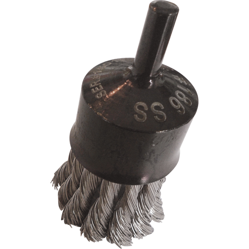 Knotted Wire End Brushes, 1" Dia., 0.014" Wire Dia., 1/4" Shank PB Rental Co. Ltd.