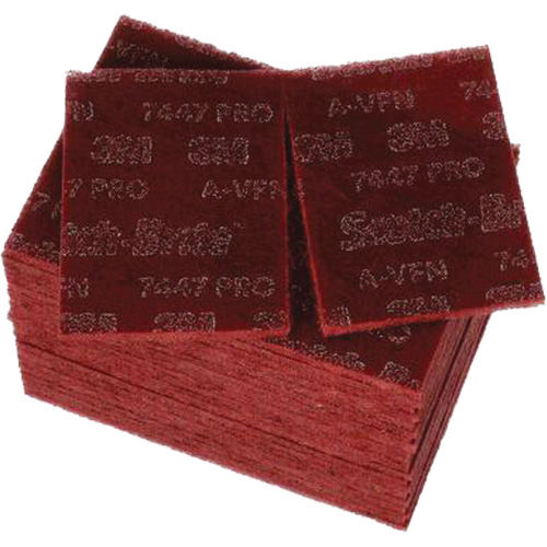 Scotch-Brite 7447 Hand Pads, Aluminum Oxide, 9" x 6", Very Fine Grit PB Rental Co. Ltd.
