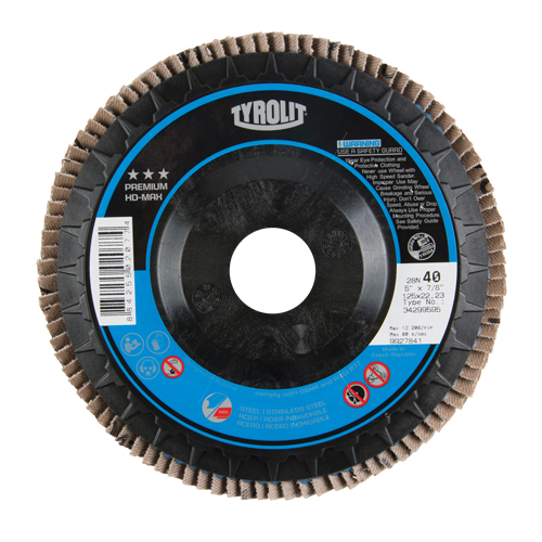 Flap Disc, 4-1/2" x 7/8", Type 27, 40 Grit, Zirconium PB Rental Co. Ltd.