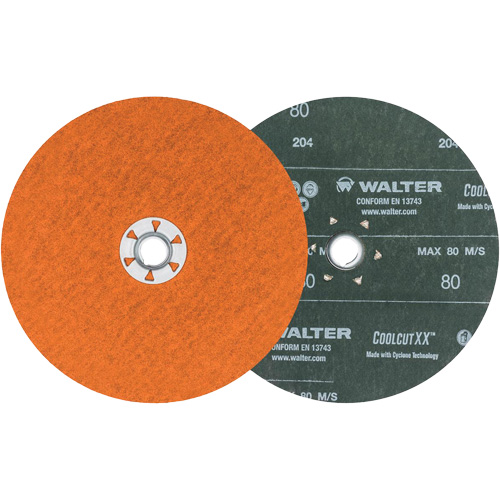 Disque de sablage Coolcut XX, 7" dia., Grain 80, C&eacute;ramique PB Rental Co. Ltd.
