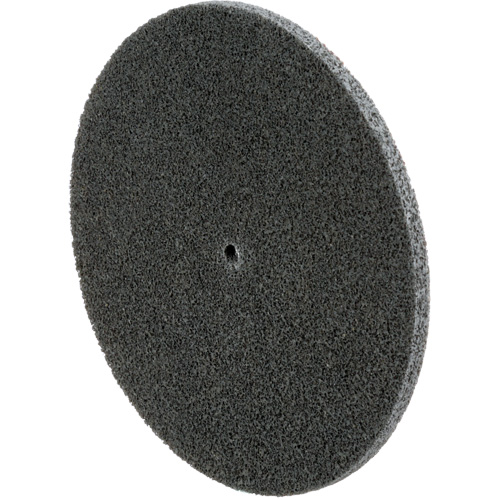 Scotch-Brite EXL Unitized Wheel, 6" x 1/4", 1/4" Arbor, Fine Grit, Silicon Carbide PB Rental Co. Ltd.
