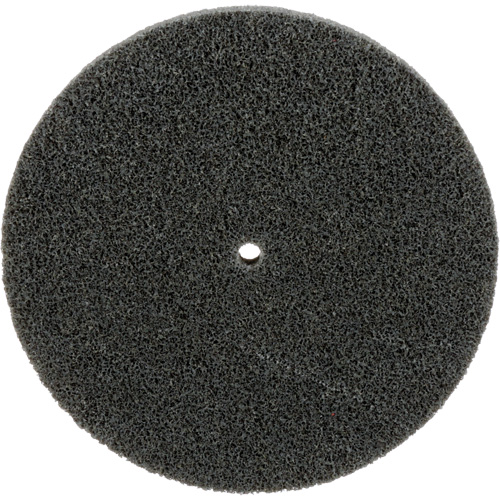 Meule unitaris&eacute;e EXL Scotch-Brite, 5" x 1/2", Arbre de 1/4", Grain de Fin, Carbure de silicium PB Rental Co. Ltd.