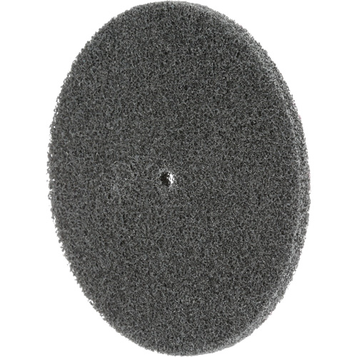 Meule unitaris&eacute;e EXL Scotch-Brite, 5" x 1/4", Arbre de 1/4", Grain de Fin, Carbure de silicium PB Rental Co. Ltd.