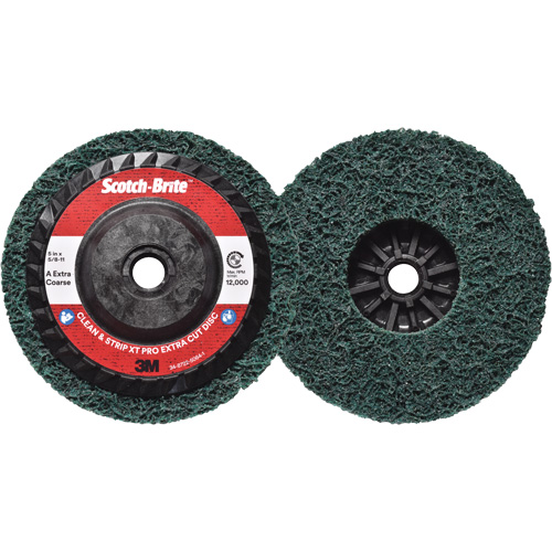 Scotch-Brite Clean & Strip XT Pro Extra Cut Disc, 5" Dia., Extra Coarse Grit, Aluminum Oxide PB Rental Co. Ltd.