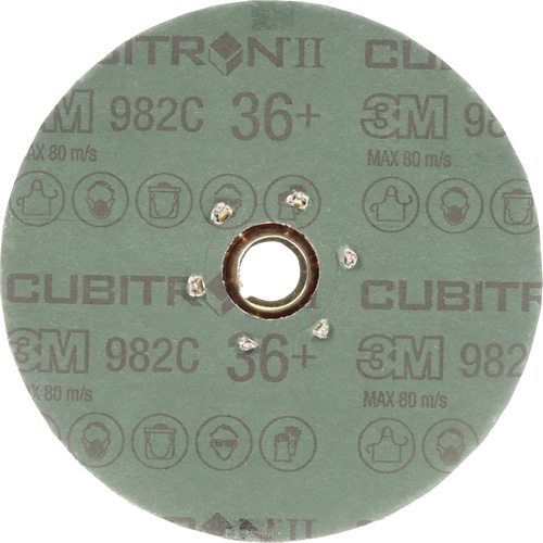 Cubitron II 982C Fibre Disc, Ceramic, 36+, 5" Dia PB Rental Co. Ltd.