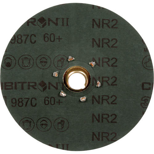 Cubitron II 987C Fibre Disc, Ceramic, 60+, 5" Dia PB Rental Co. Ltd.