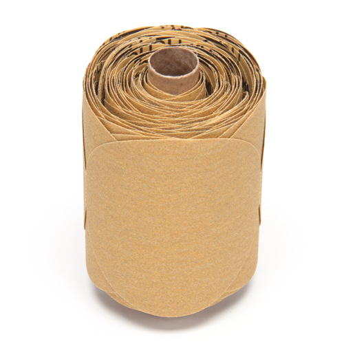 Stikit Gold Paper Disc Roll, 5" Dia., P220 Grit, Aluminum Oxide PB Rental Co. Ltd.