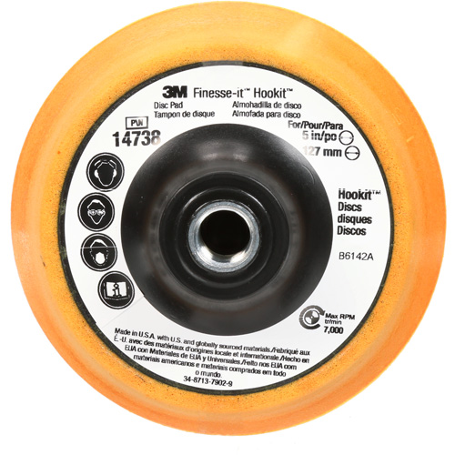 Finesse-it Hookit Disc Pad, 5" Dia. PB Rental Co. Ltd.