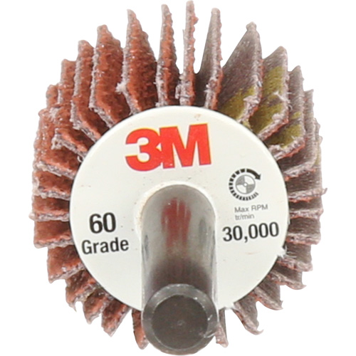 Flap Disc 747D, Aluminum Oxide/Ceramic, 60X Grit, 1" x 1" x 1/4" PB Rental Co. Ltd.