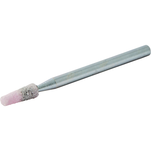 Vitrified Bond Mounted Point, B97, Aluminum Oxide, 1/8" Dia., 3/8" L, 80 Grit PB Rental Co. Ltd.