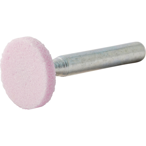 Vitrified Bond Mounted Point, W200, Aluminum Oxide, 3/4" Dia., 1/8" L, 80 Grit PB Rental Co. Ltd.